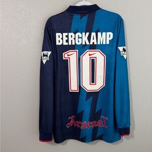 Nike Arsenal 1994/1995 Bergkamp EPL longsleeve jersey